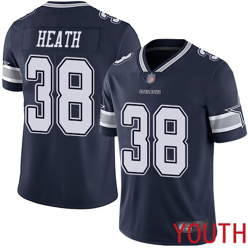 Youth Dallas Cowboys Limited Navy Blue Jeff Heath Home #38 Vapor Untouchable NFL Jersey->women nfl jersey->Women Jersey